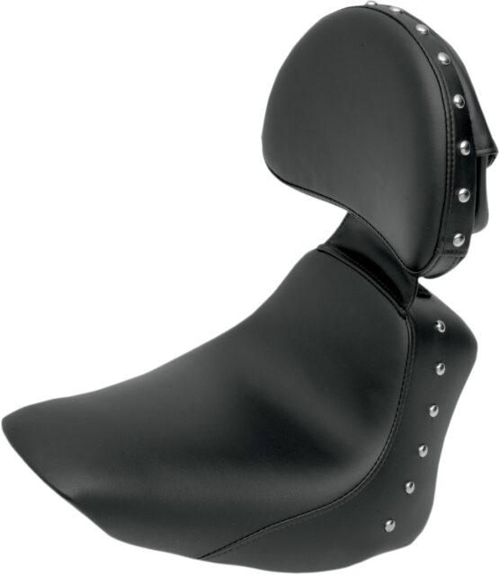 Heels Down Studded Solo Seat Gel w/Backrest Low&Forward