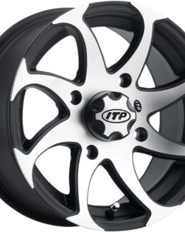 ITP Twister Machined Black 14x7 Right Wheel 4/156