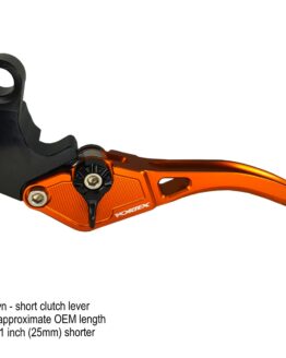 Vortex VTX 2.0 Clutch Lever Long - Orange Fits Ducati Models