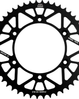 Black Aluminum Rear Sprocket - 48 Teeth 520 Pitch