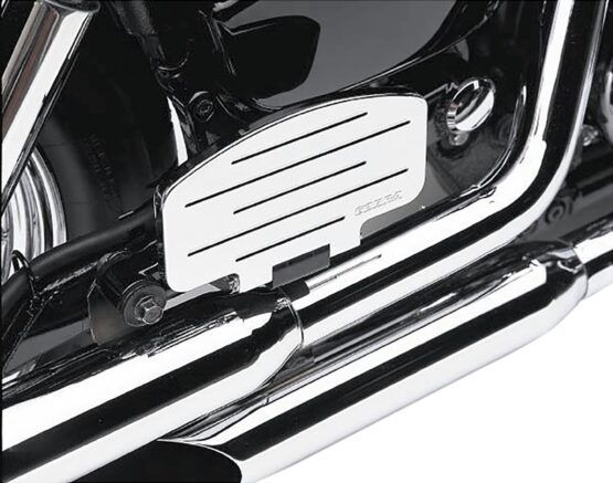 Classic Passenger Floorboards Chrome/Black - Image 2