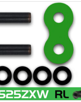 RK ZXW Series 525 Rivet Connecting Link Green