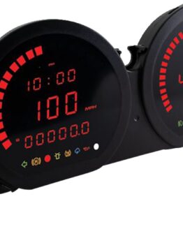 Koso 4-Piece Red LED Gauge Kit For 14-23 Harley Touring Models