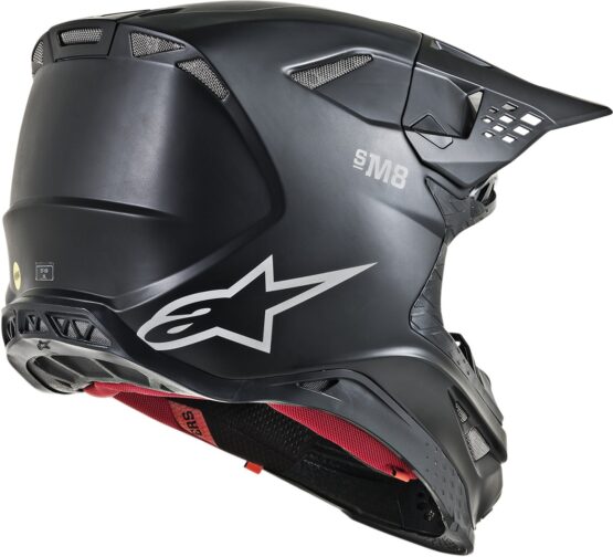 Supertech S-M8 Solid Helmet Matte Black Small - Image 2