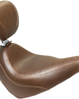 Tripper Smooth  Wide Brown Solo Seat w/Backrest