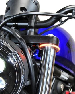 New Rage Cycles Front LED Turn Signals For Honda Rebel 500 2017-2024