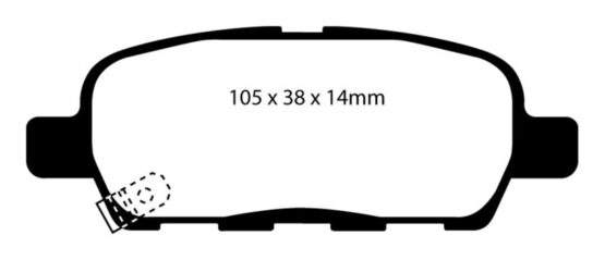 Redstuff Rear Brake Pads