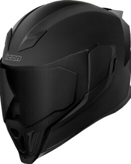 ICON Airflite Dark Helmet - Matte Black (M)