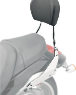 Short Round 14" Sissy Bar Chrome