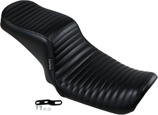 Cherokee Pleated Vinyl 2-Up Seat - Black - Image 2