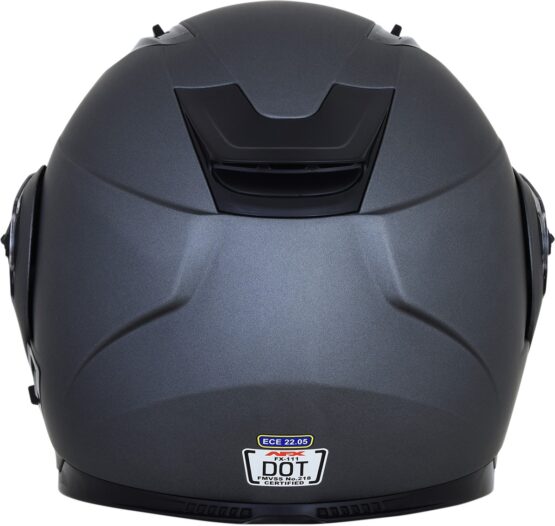 FX-111 Modular Street Helmet Gray Small - Image 3