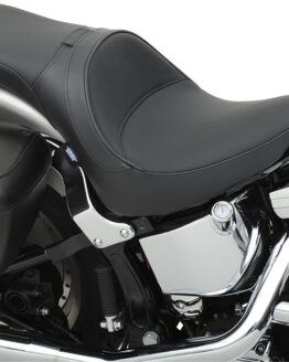 Plain Solar-Reflective Leather 2-Up Seat Black Low