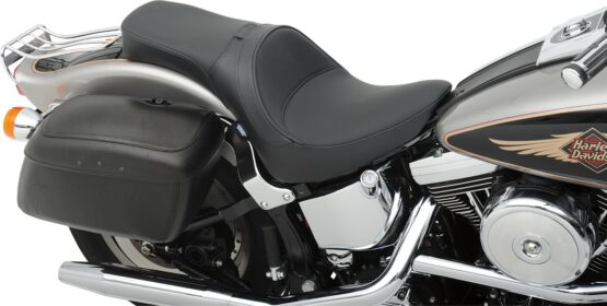 Plain Solar-Reflective Leather 2-Up Seat Black Low