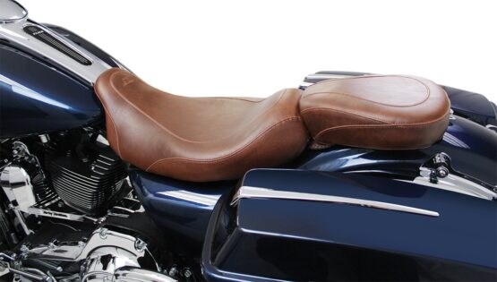 Tripper Smooth Synthetic Leather Brown Solo Seat - Image 2