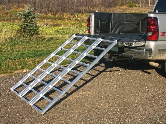 Tri Fold Loading Ramp - 50x69 - 69" Long, 50" Wide, Folds to 17.5" - Image 2