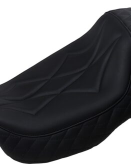 Revere Journey Diamond Black Solo Seat w/ Black Stitching