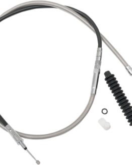 Drag Specialties Braided Stainless Clutch Cable 63-11/16in Chrome