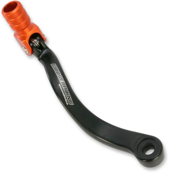 Anodized Forged Folding Shift Lever Black/Orange - Image 2