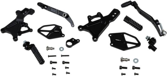 V3 Adjustable Rearset - Black