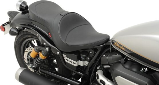 Mild Stitched Vinyl 2-Up Seat Black Low