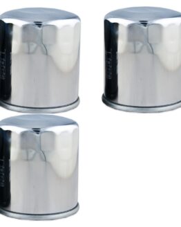 HF303C Oil Filter - Chrome - 3 Pack
