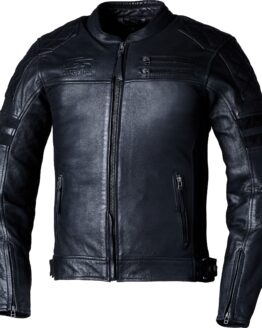 RST IOM TT Hillberry 2 CE Jacket Black Leather Medium