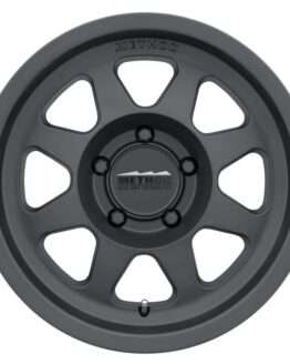 MR701 15x7 +15mm Offset 5x100 56.1mm CB Matte Black Wheel