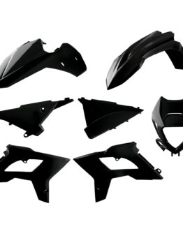 Black 2021+ Restyle Bodywork Plastics Kit w/ Headlight Mask