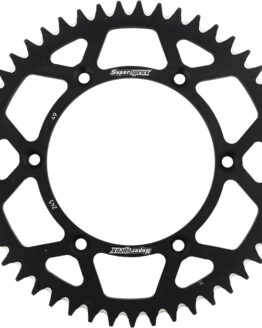 Supersprox Aluminum Rear Sprocket 49T Black Fits Yamaha