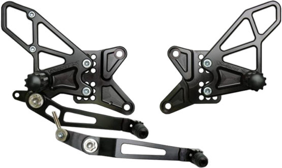 V2 Adjustable Rearset - Black