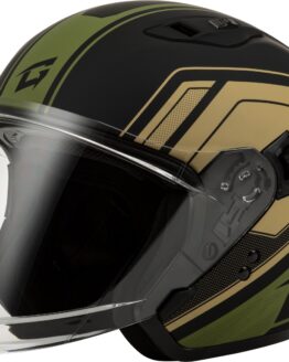 GMAX OF-87 Duke Helmet Matte Black/Green 2X-Large