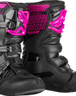 Youth Maverik MX Boots Pink/Black US Y-05