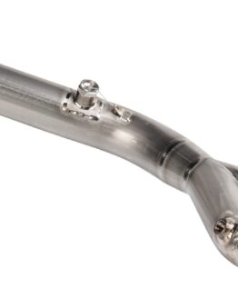 Akrapovic Titanium Link Pipe Silver Fits 22-24 Yamaha MT-10