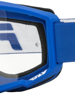 Fly Racing Youth Focus Goggle Blue/White Clear Lens