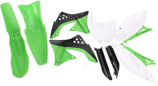 Full Plastic Kit - Green/White/Black Original 11-12 - Image 3