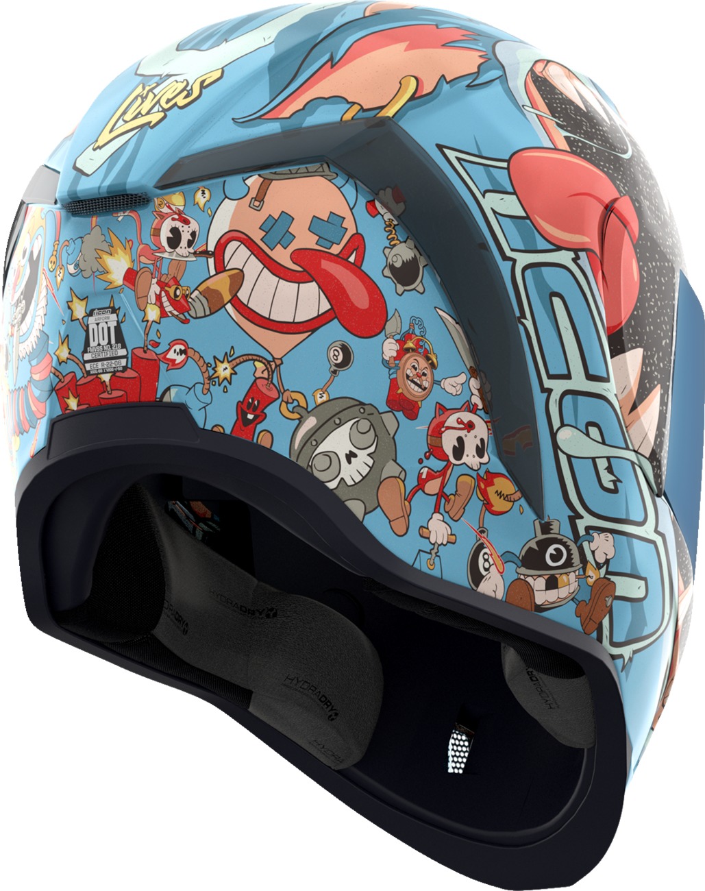 ICON Airform 9 Lives MIPS Helmet Blue 2XL - Image 3