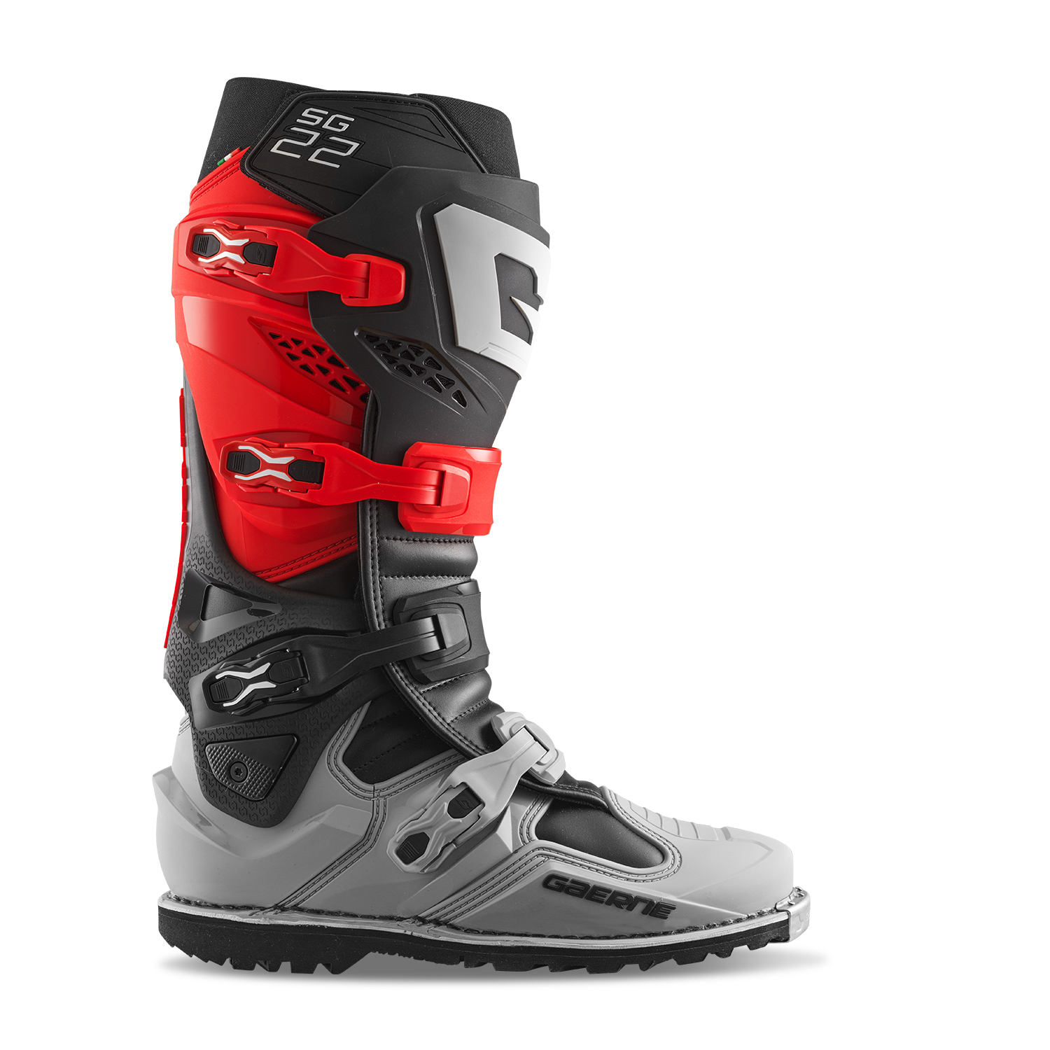 Gaerne SG22 Gore-Tex Enduro LE Boots Red/Black/Grey Men's US 9 - Image 5