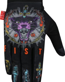 FIST Handwear Strapped Greg Lutzka Red Label Panther Gloves - Men's Medium Black