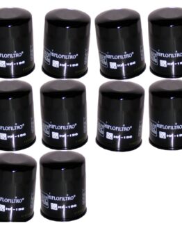 HF196 Oil Filter - Black - 10 Pack
