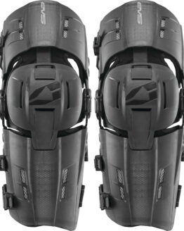EVS RS9 Knee Braces Black Large Pair
