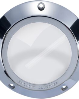 Barnett Clear Derby Cover Chrome Fits 1999-2006 Models