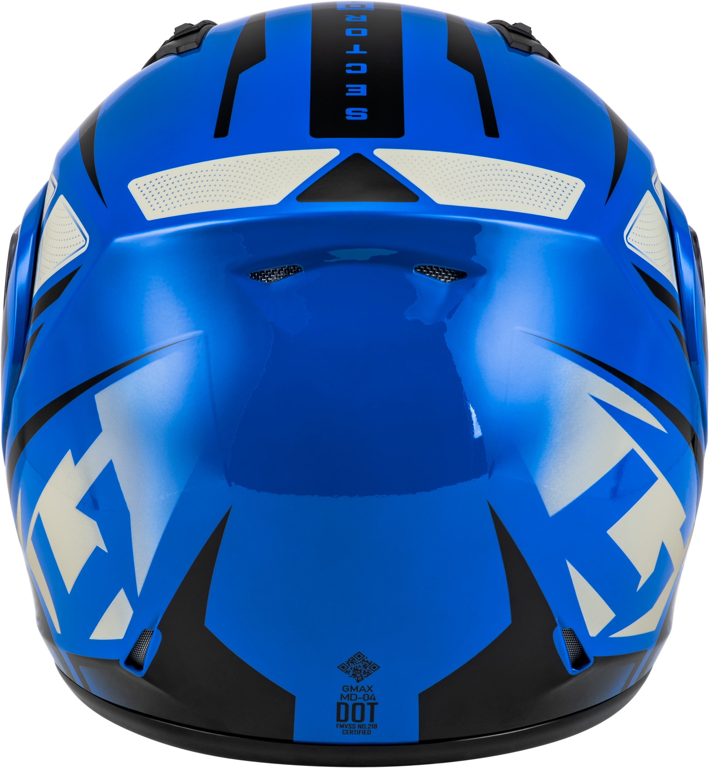GMAX MD-04 Sector Modular Helmet Blue/Black Medium - Image 4