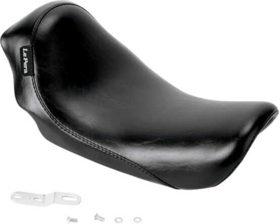 Silhouette Smooth Vinyl Solo Seat Black Low