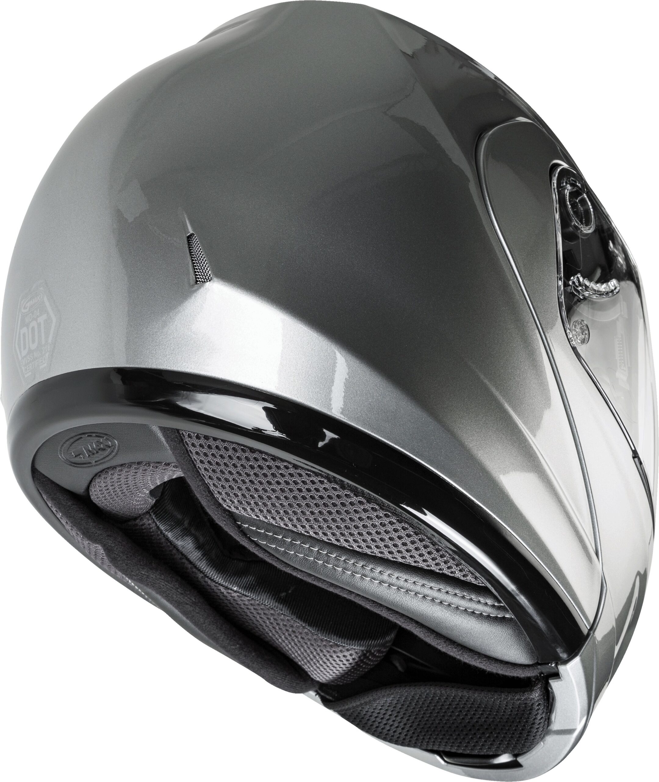 GMAX MD-04 Modular Helmet Metallic Silver 3X-Large - Image 5