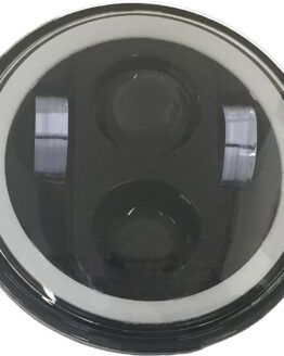 Pathfinder 5 3/4" LED Headlight with Full Halo - Black