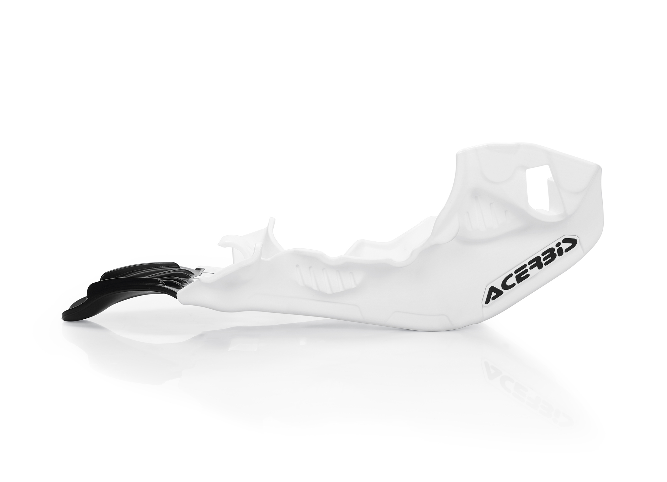 Acerbis Skid Plate White/Black with Linkage Guard For KTM, Husqvarna, GasGas - Image 4