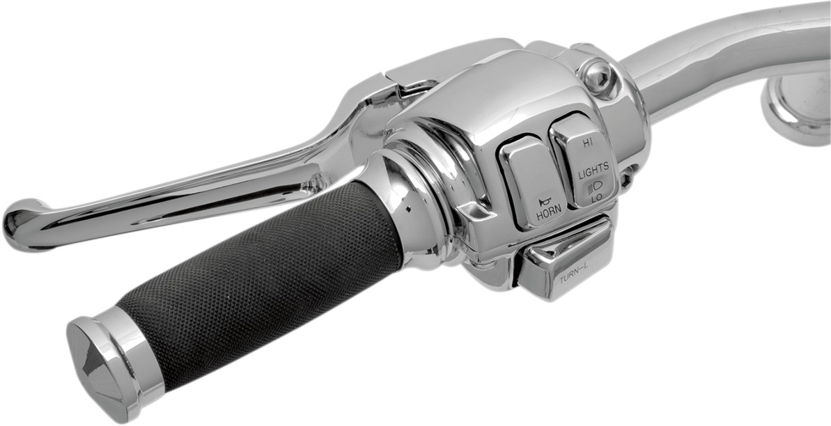 Drag Specialties Handlebar Control Kit Mechanical Clutch Chrome Harley For 96-11 - Image 3