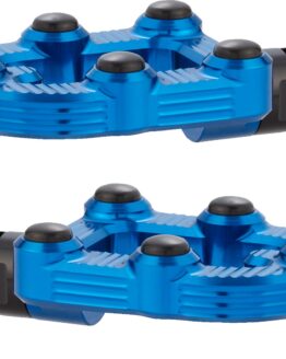 Arlen Ness MX Footpegs Blue Aluminum - Requires Mounts