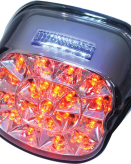 HardDrive Laydown LED Taillight Smoked Lens For Harley Davidson