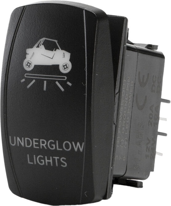 "Underglow Lights" Illuminated Rocker Switch